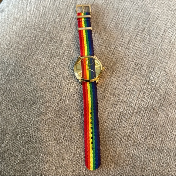 Michael Kors Runway Mercer Pride Rainbow Watch - Picture 8 of 11